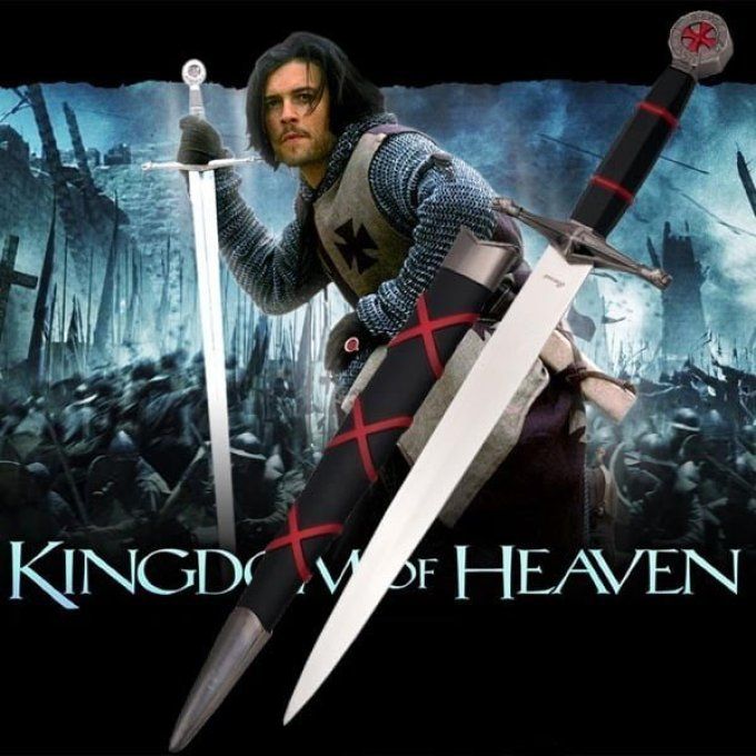Dague d’ornement d’Ibelin Kingdom Heaven  de 40 cm
