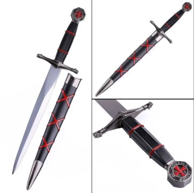Dague d’ornement d’Ibelin Kingdom Heaven  de 40 cm