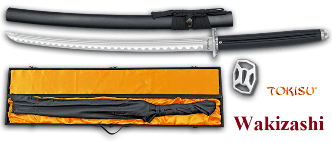 Wakizashi Yokimura lame de 52 cm « TOKISU »