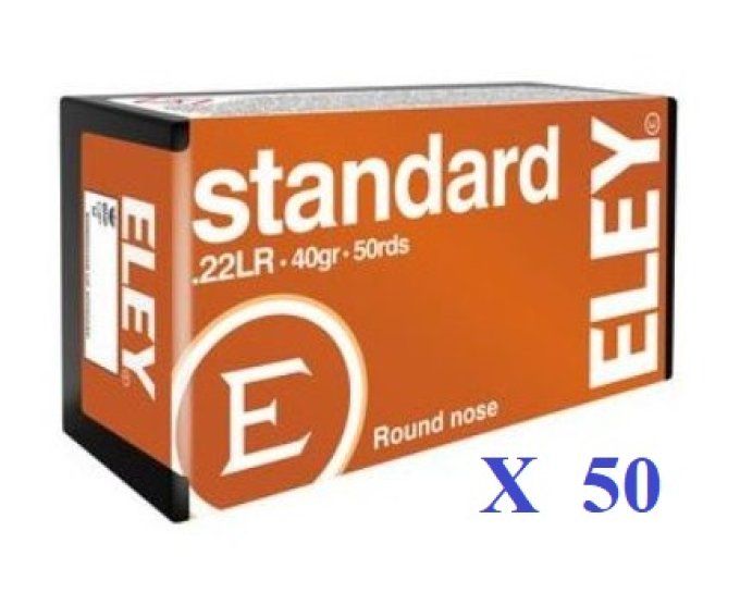 Cartouches 22LR ELEY  STANDARD  boite de 50
