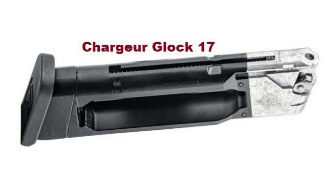 Pistolet  Glock 17  «  Airguns »  Co2  Billes Acier Cal 4.5