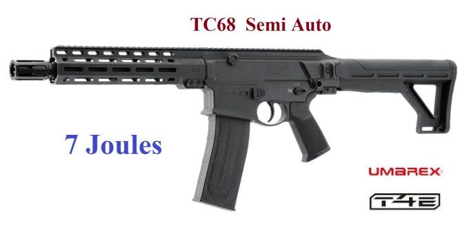 Carabine T4E  TC68  Full auto Cal 68 - ( 7 joules)