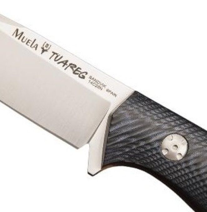 Poignard Muela Tuareg micarta bleu/noir lame de 10 cm