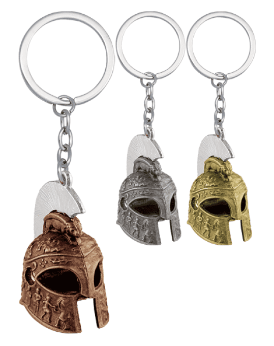 Porte clés  casque romain