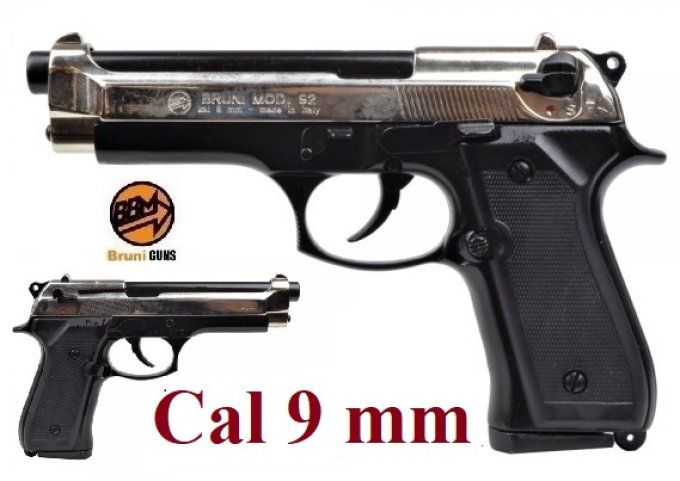 Pistolet BERETTA Bicolor  Mod 92 Cal. 9mm PAK