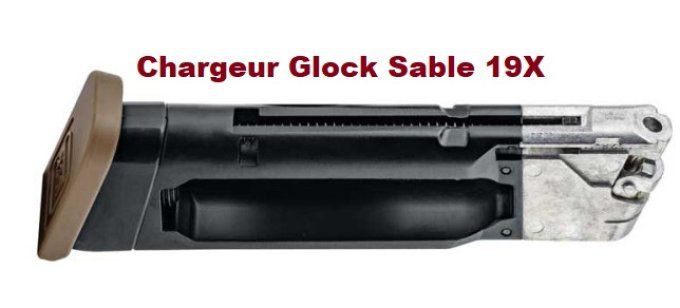 Chargeur pour  Glock Sable 19X  Co2  Billes Acier Cal 4.5