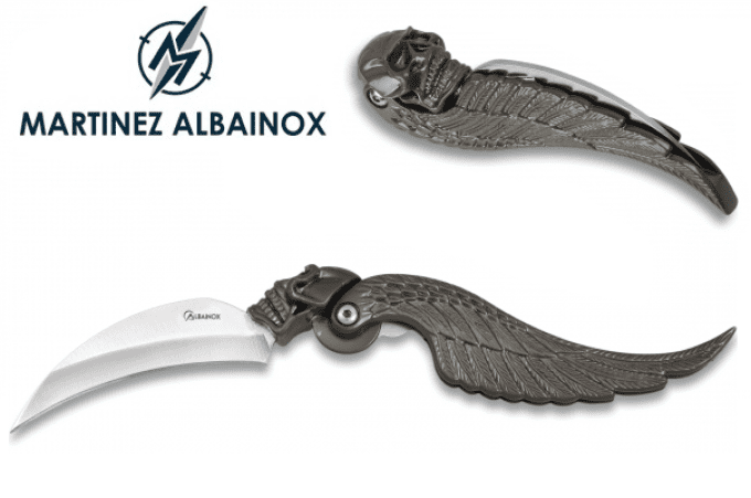 Couteau Pliant Tëte de Mort  lame de 7 cm