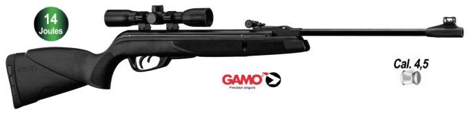 Carabine Gamo black shadow combo Cal 4.5 + Lunette 4 X 32