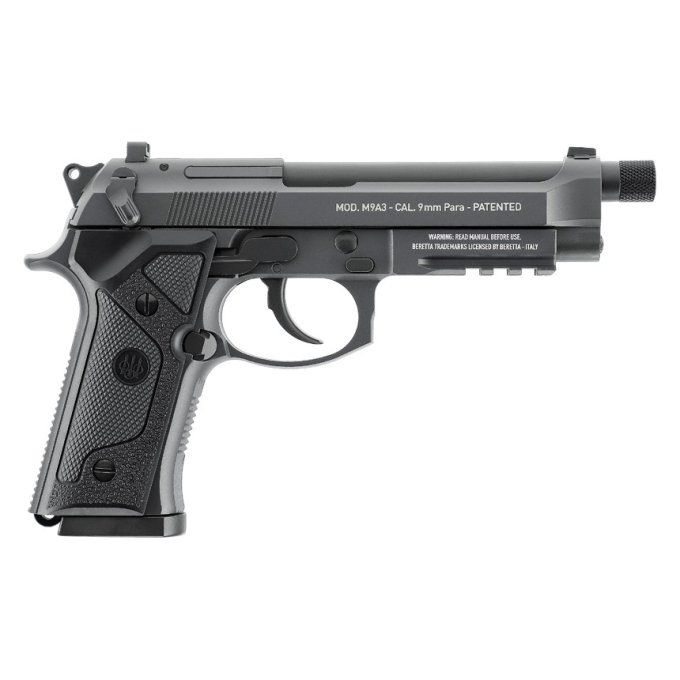 Pistolet beretta M9A3 FM Noir «  Airguns »  Co2  Billes Acier Cal 4.5