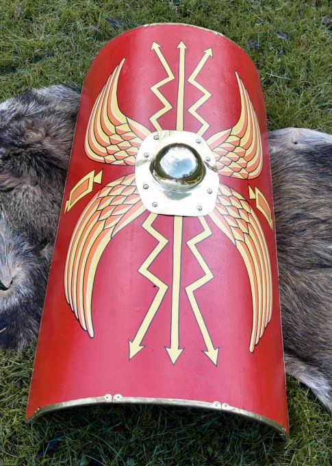 Scutum bouclier Legionnaire Romain bois de 107 cm