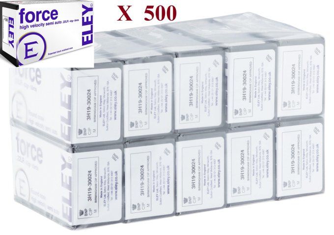 Cartouches 22LR ELEY  Force  boite de 500