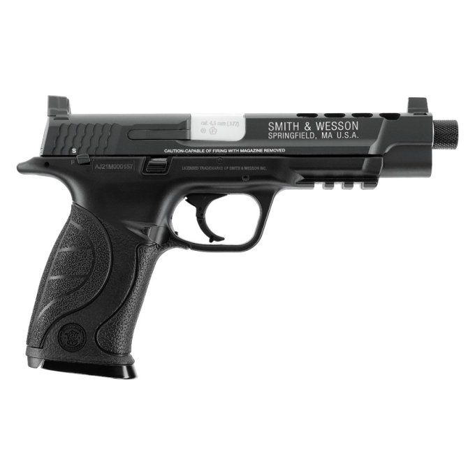 Pistolet S&W M&P9L Performance Center «  Airguns »  Co2  Billes Acier Cal 4.5