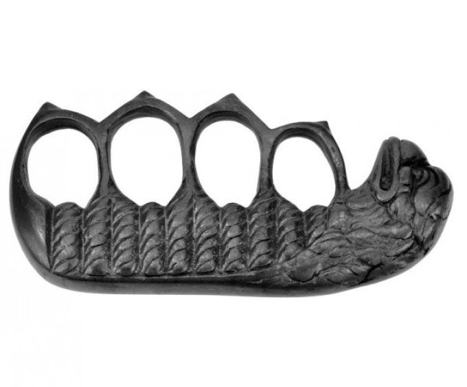 Poing Américain Lion Bronze