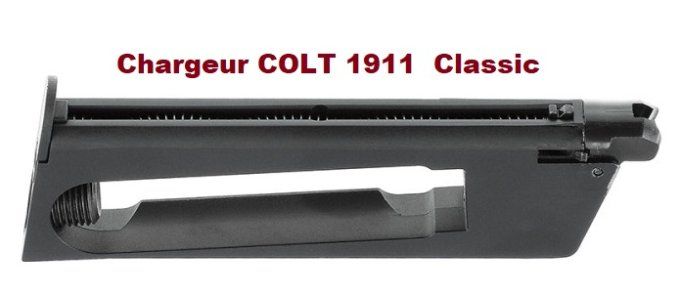 Chargeur pour Colt 1911 Classic Black Wood -  Co2  Billes Acier Cal 4.5