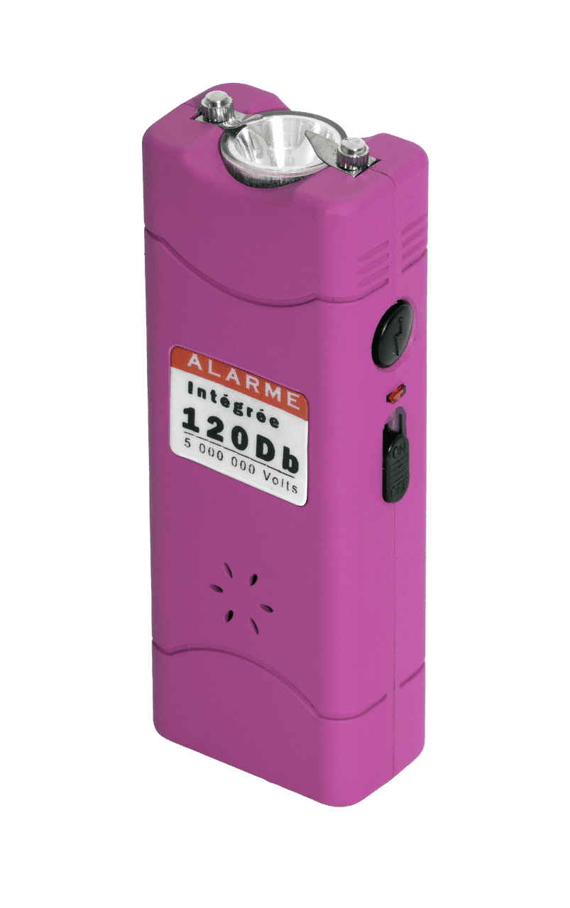 Shocker électrique Rose  lampe + alarme de 5 000 000 Volts