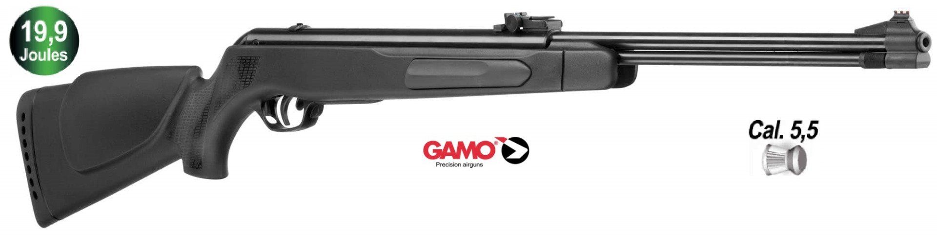 Carabine Gamo BIG CAT CFX Synthétique à canon fixe - Cal 5.5