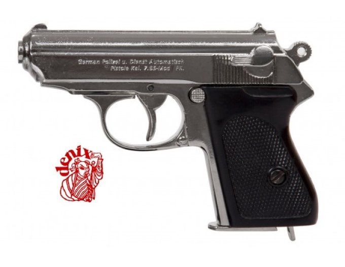 Réplique  pistolet allemand chrome