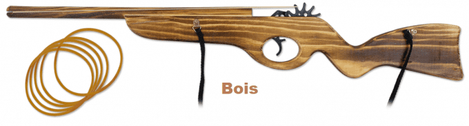 Carabine Bois à élastic