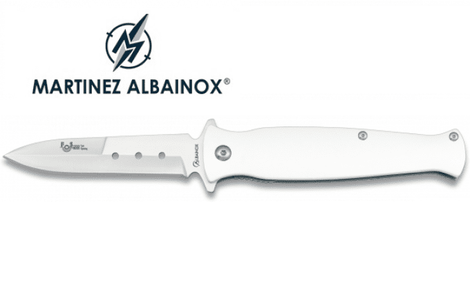 Couteau Pliant Blanc  Lame de 9.2 cm