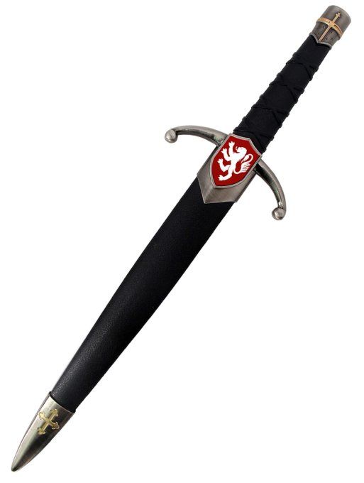 Dague d’ornement Decore heaume templier   de 39 cm