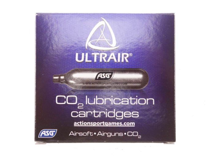 Capsule ASG Ultrair Co2 + Huile pour Maintenance de valve  par 5