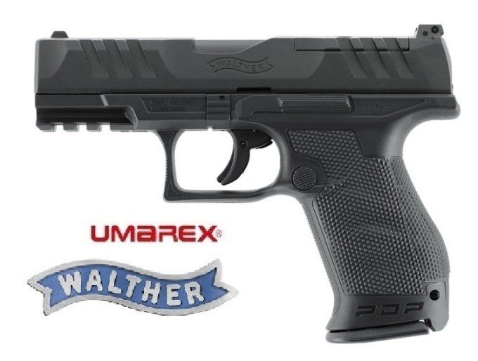 Pistolet  Walther PDP Compact 4’’ «  Airguns »  Co2  Billes Acier Cal 4.5