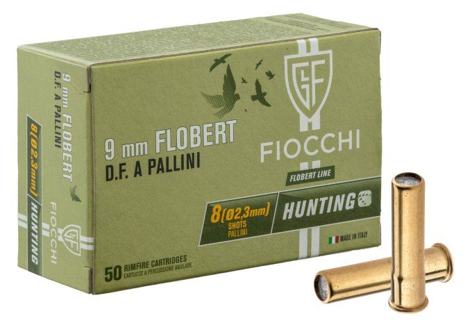 Cartouche 9 mm Flobert à grenaille de plomb