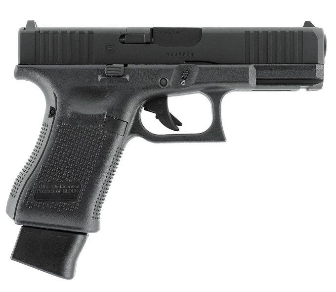 Pistolet  Glock 19 Gen5 MOS «  Airguns »  Co2  Billes Acier Cal 4.5