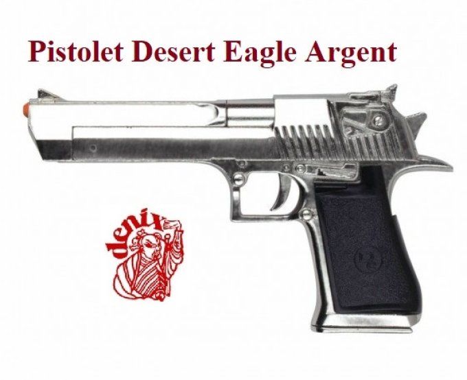 Réplique  Pistolet Désert Eagle Argent