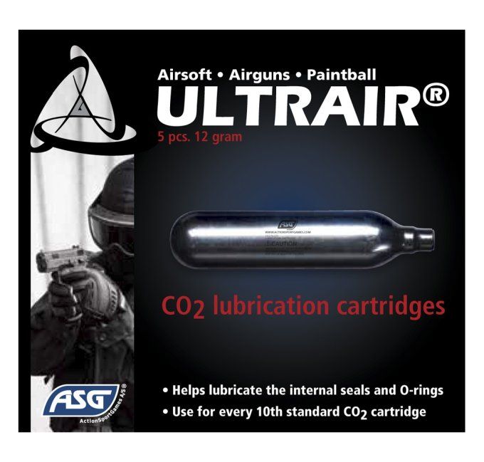 Capsule ASG CO2 Entretien Ultrair  12gr x 5