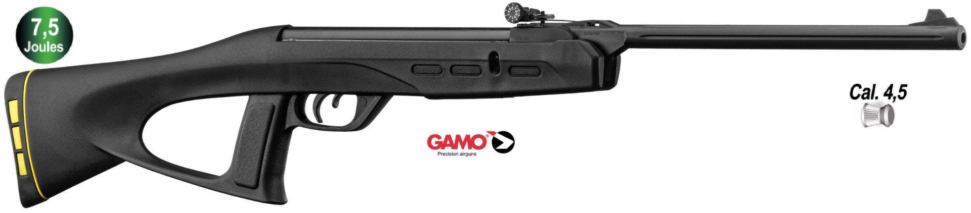 Carabine Gamo junior Delta Fox GR Ring Jaune - Cal 4.5