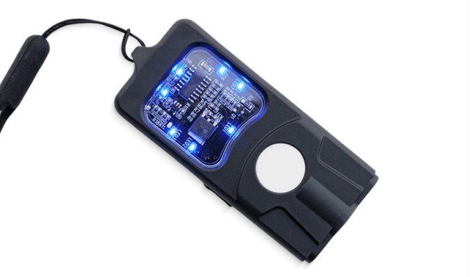 Shocker électrique Lampe de poche Bleu de 4 000 000 Volts   (Type Taser)