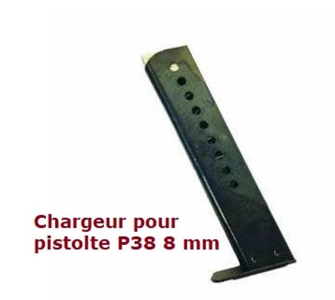 Chargeur seul pour Pistolet P38 Cal 8 mm
