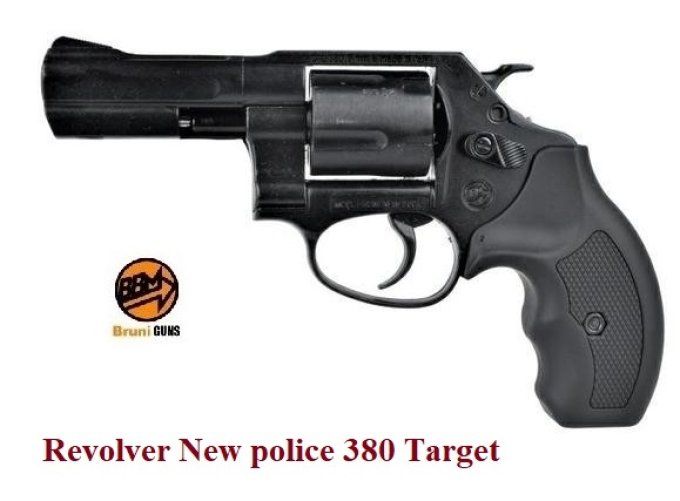 Revolver New police 380 Bronze à blanc uniquement