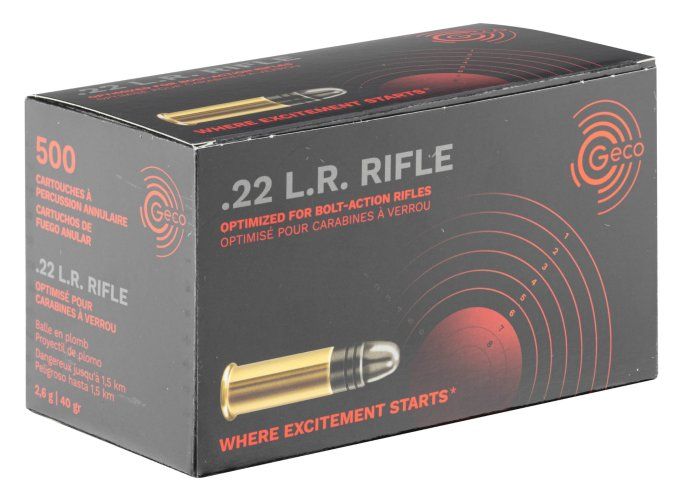 Cartouches  22LR  Geco Riffle  X 50