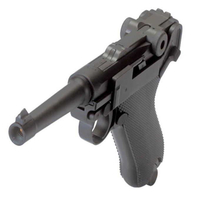 Pistolet  KWC Luger P08  Blowback full métal  Co2  Billes Acier Cal 4.5