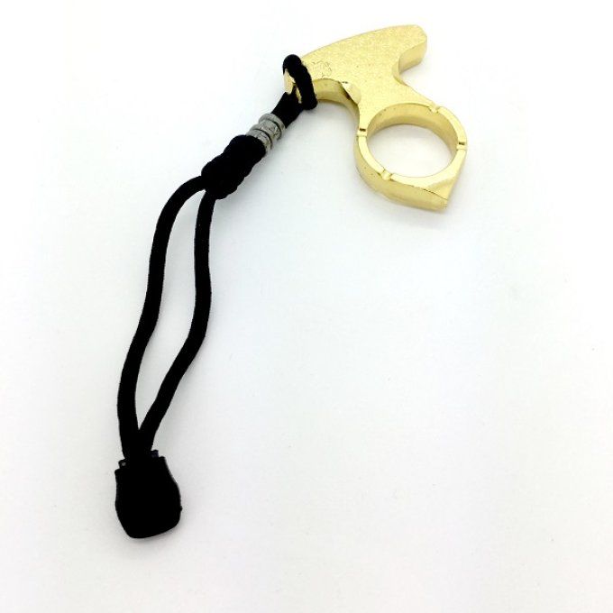 Poing Américain 1 doigts doré