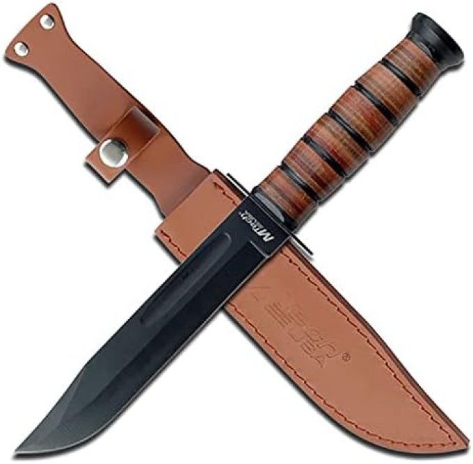 COUTEAU M Tech Modèle CAMILLUS avec étui Cuir