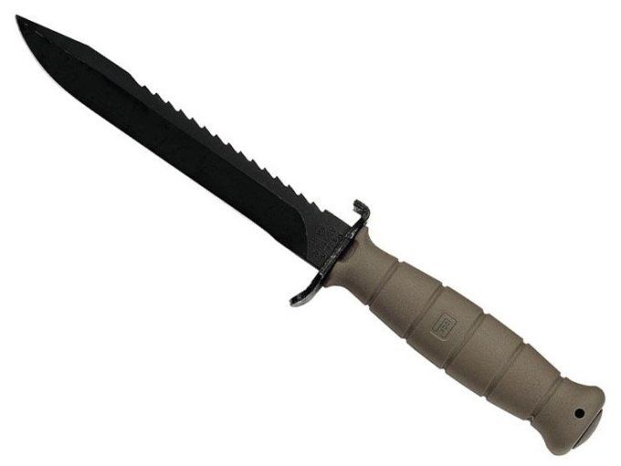 Poignard  de Combat Glock kaki  16.5 cm