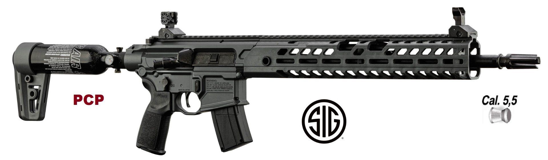 Carabine Sig Sauer MCX Virtus - PCP - Cal 5.5