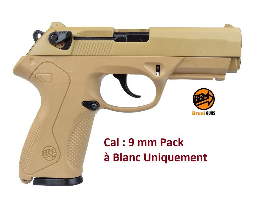 Pistolet  Mod. P4  Sable Désert Cal. 9mm à blanc uniquement