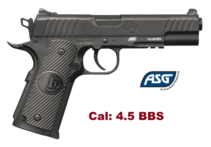 Pistolet  GNB STI DUTY ONE 75  ASG -  Co2  Billes Acier Cal 4.5