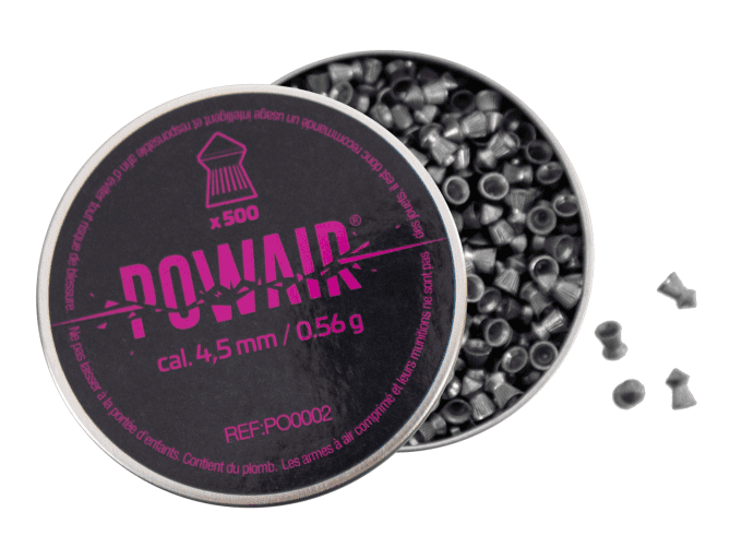 PLOMB  pointus Powair – Cal.   4.5 mm  Boite de 500