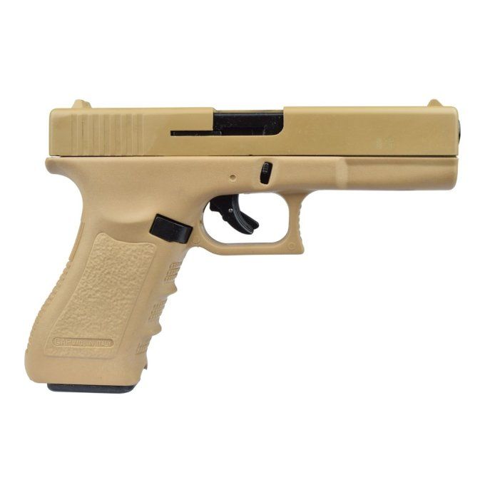 Pistolet Gap Désert, réplique du Glock 17 Cal 9 mm à blanc uniquement