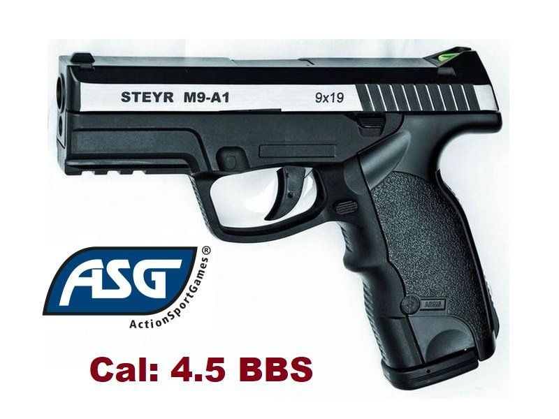 Pistolet STEYR  M9-A1  bicolore  ASG - Co2  Billes Acier Cal 4.5