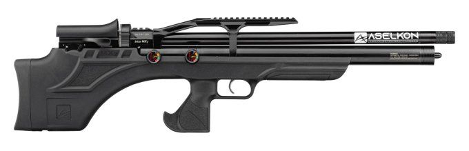 Carabine à air PCP Aselkon MX7  Régulateur Jet Black  5.5 – 19 joule