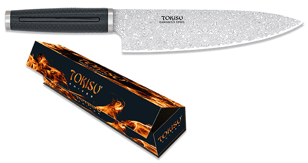 Couteau cuisine gyuto lame Damas de 21.60 cm « TOKISU »