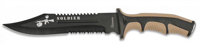 Couteau tactique Soldier coyote  lame de 19 cm