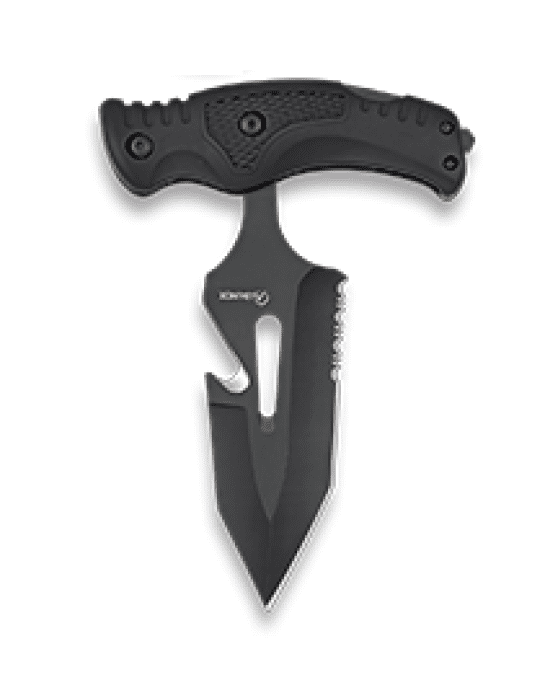 Couteau skinner et droit ( 2 en 1 )   lame de 10 cm