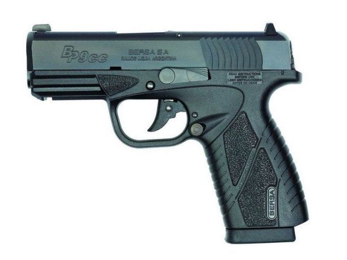 Pistolet Bersa BP9CC Noir  ASG - Co2  Billes Acier Cal 4.5